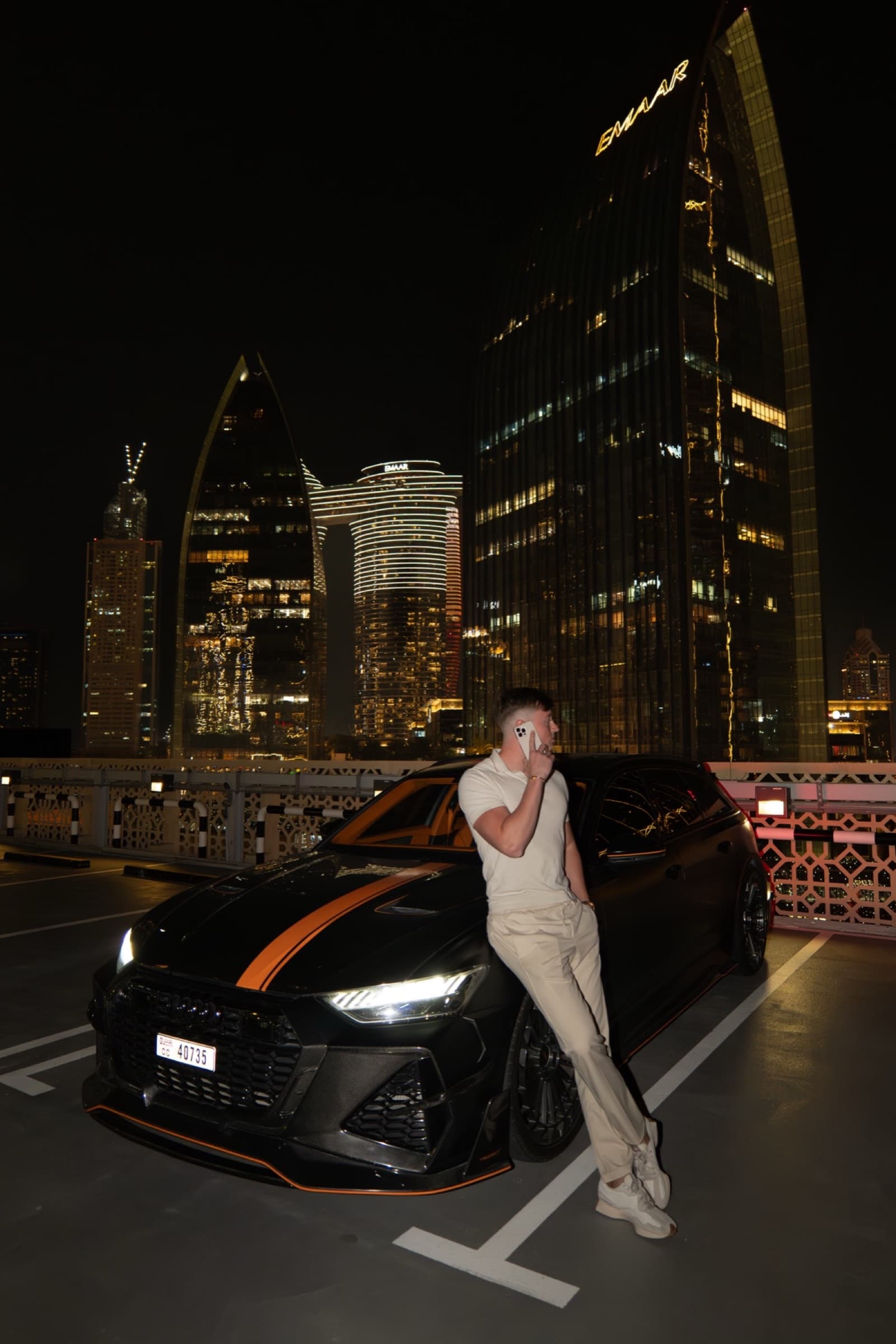 Charles, night shoot, Dubai
